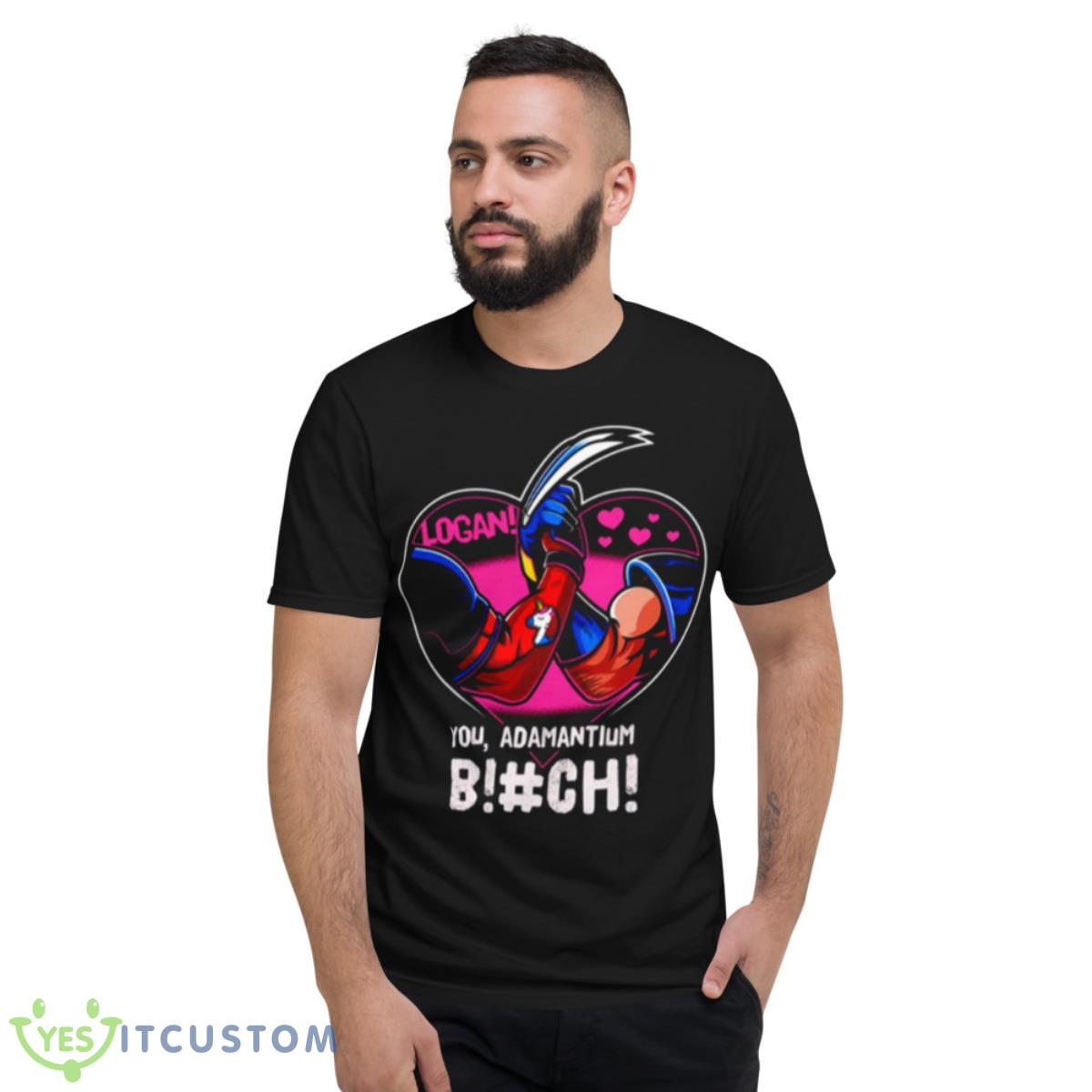 Mutant Handshake Deadpool And Logan Wolverine shirt 2 Mutant Handshake Deadpool And Logan Wolverine shirt - Short Sleeve T-Shirt