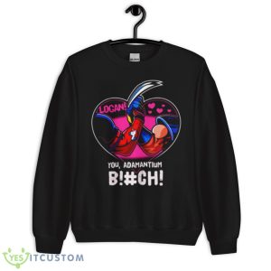 Mutant Handshake Deadpool And Logan Wolverine shirt 8 Mutant Handshake Deadpool And Logan Wolverine shirt - Unisex Crewneck Sweatshirt