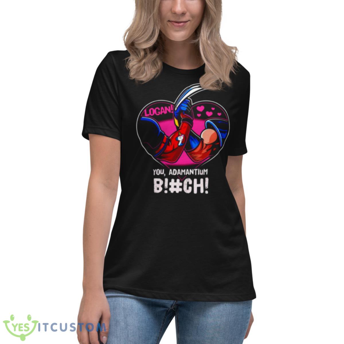 Mutant Handshake Deadpool And Logan Wolverine shirt 6 Mutant Handshake Deadpool And Logan Wolverine shirt - Women's Relaxed Short Sleeve Jersey Tee