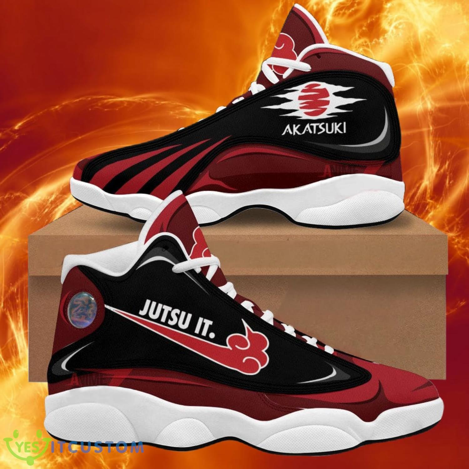 Naruto Akatsuki Air Jordan 13 Sneakers 9 Naruto Akatsuki Air Jordan 13 Sneakers Product Photo 1