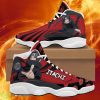 Naruto Akatsuki Uchiha Itachi Air Jordan 13 Sneakers Anime Shoes Gift For Fans Product Photo 1