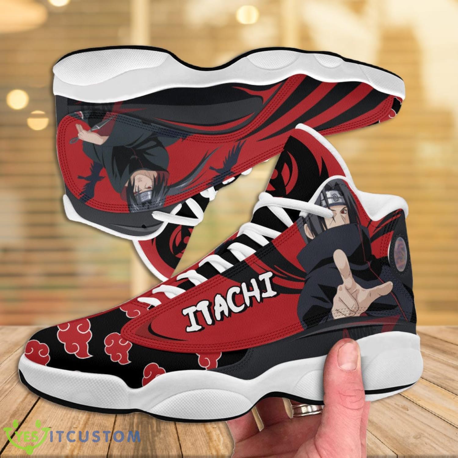 Naruto Akatsuki Uchiha Itachi Air Jordan 13 Sneakers Anime Shoes Gift For Fans 10 Naruto Akatsuki Uchiha Itachi Air Jordan 13 Sneakers Anime Shoes Gift For Fans Product Photo 3