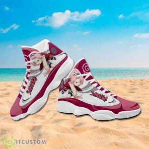 Naruto Haruno Sakura Air Jordan 13 Sneakers Anime Shoes Gift For Fans Product Photo 4
