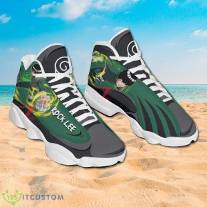 Naruto Rock Lee Air Jordan 13 Sneakers Anime Shoes Gift For Fans Product Photo 2