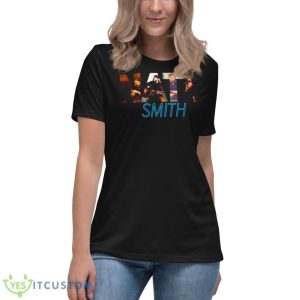 Nate Smith Geometric Logo Name shirt 11 Nate Smith Geometric Logo Name shirt - Women's Relaxed Short Sleeve Jersey Tee