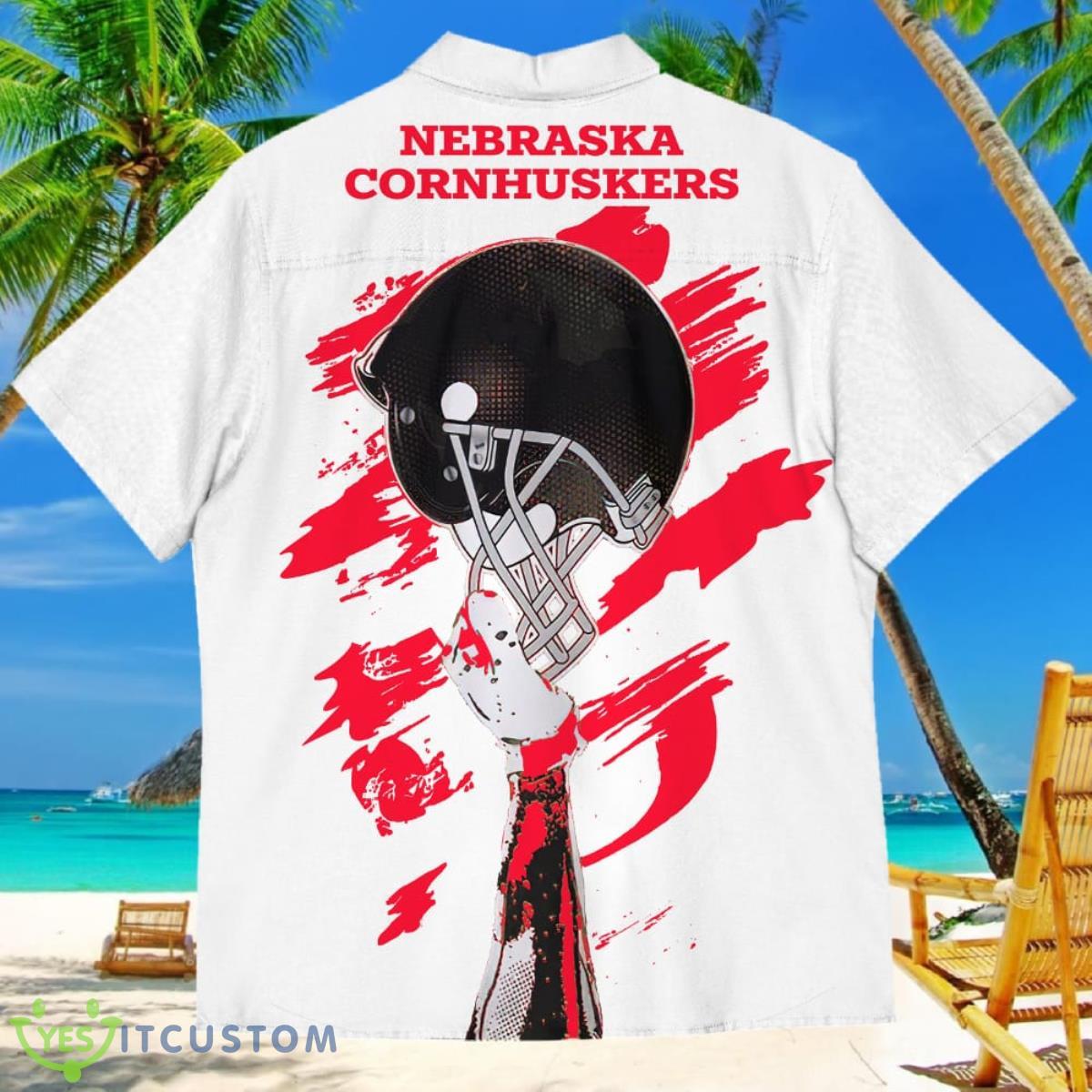 Nebraska Cornhuskers Sports American Football Hawaiian Shirt Custom Name & Number 3 Nebraska Cornhuskers Sports American Football Hawaiian Shirt Custom Name & Number Product Photo 3