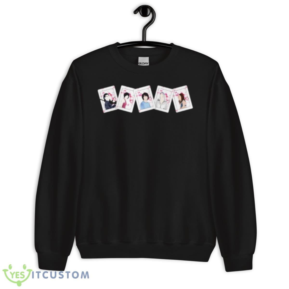 Netflix Alice In Borderland Characters Cards FanarShirt 3 Netflix Alice In Borderland Characters Cards FanarShirt - Unisex Crewneck Sweatshirt