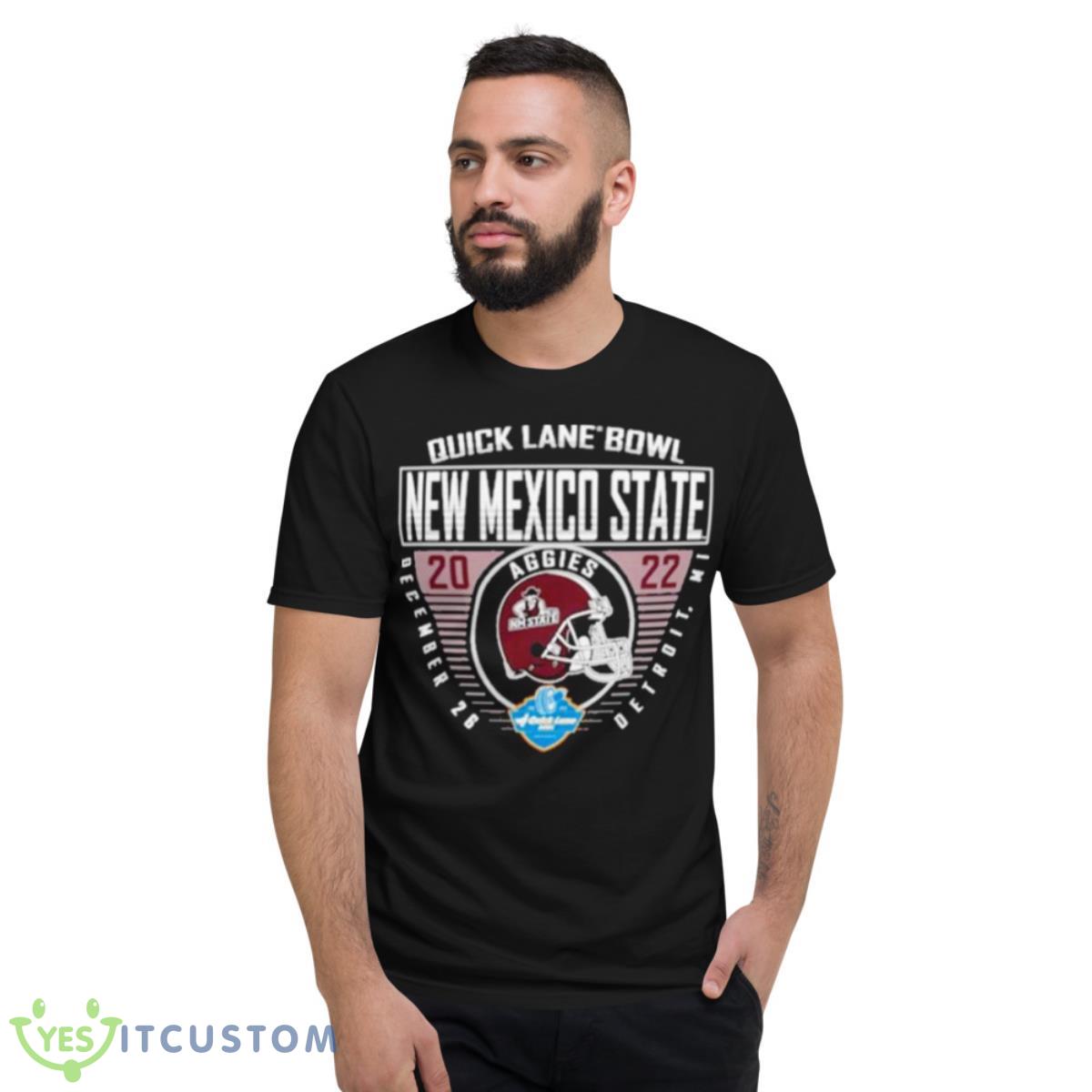 New mexico state aggies helmet 2022 quick lane bowl shirt 13 New mexico state aggies helmet 2022 quick lane bowl shirt - Short Sleeve T-Shirt