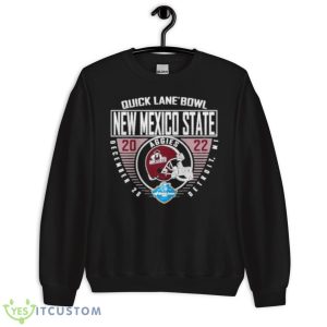 New mexico state aggies helmet 2022 quick lane bowl shirt 8 New mexico state aggies helmet 2022 quick lane bowl shirt - Unisex Crewneck Sweatshirt