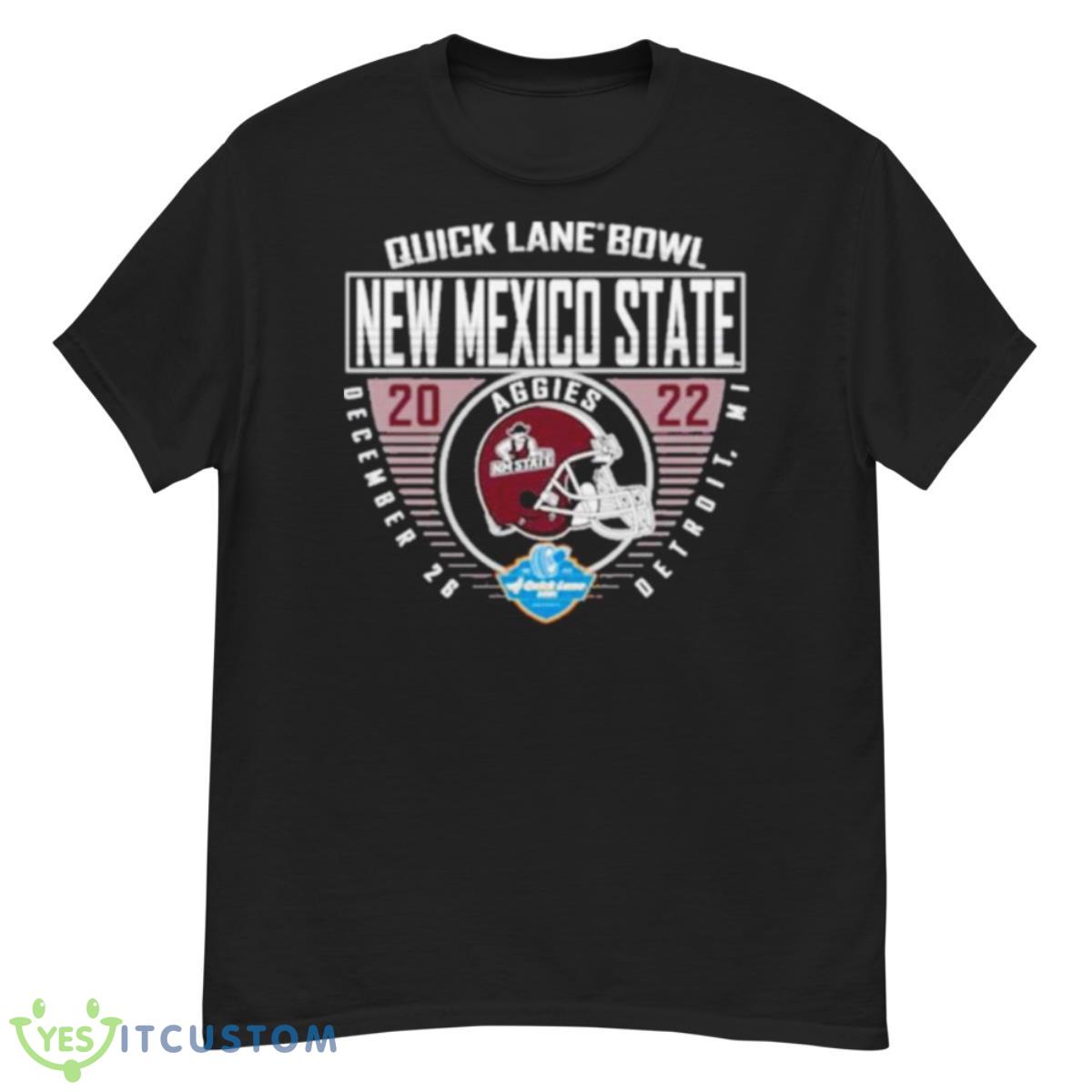 New mexico state aggies helmet 2022 quick lane bowl shirt 12 New mexico state aggies helmet 2022 quick lane bowl shirt - G500 Men’s Classic T-Shirt