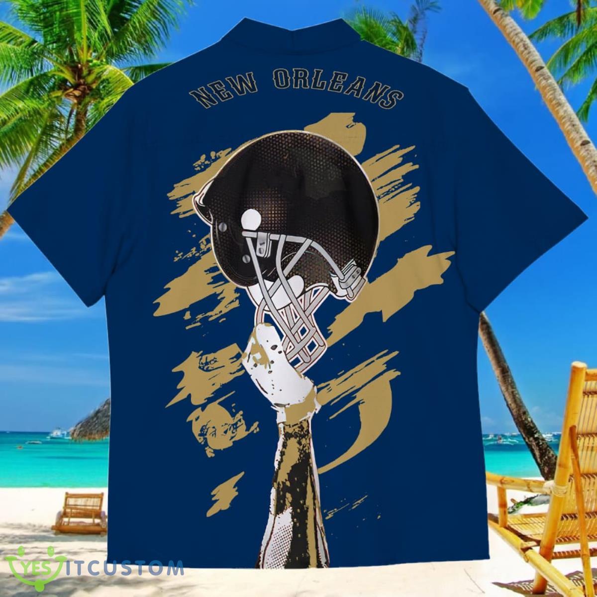 New Orlean Pelicans Sports American Football Hawaiian Shirt Custom Name & Number 3 New Orlean Pelicans Sports American Football Hawaiian Shirt Custom Name & Number Product Photo 3