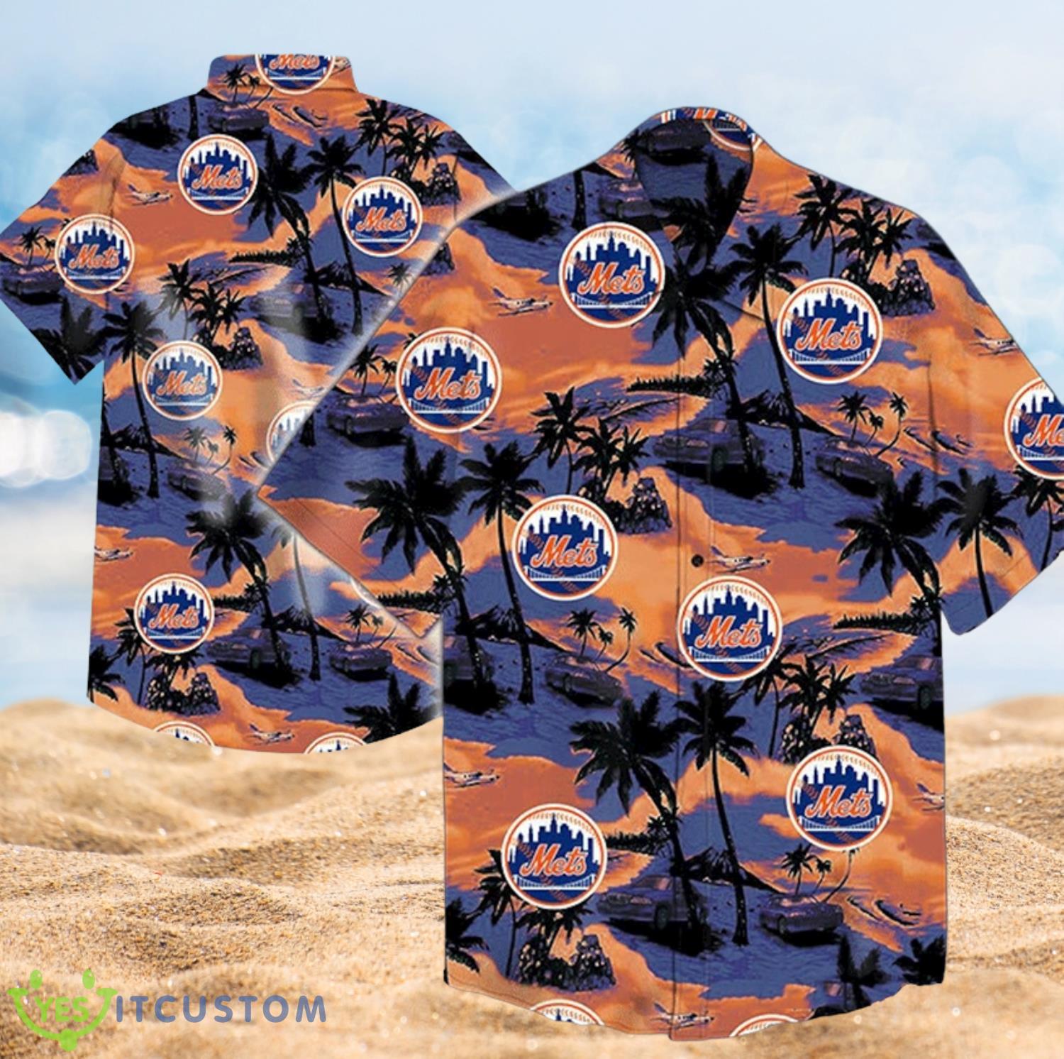 New York Mets Hawaiian Summer Beach Shirt Full Over Print 2 New York Mets Hawaiian Summer Beach Shirt Full Over Print Product Photo 1
