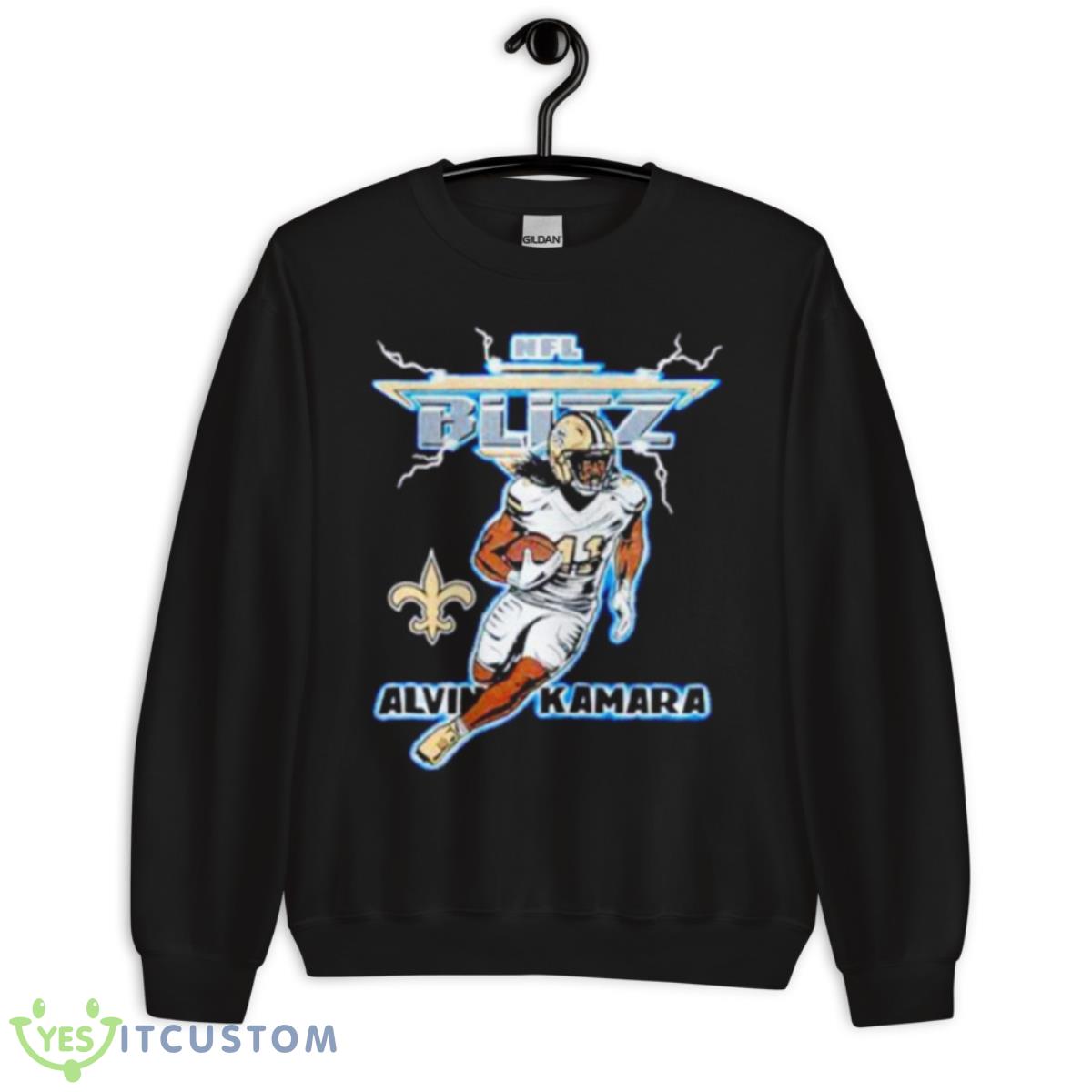 nFL Blitz Alvin Kamara New Orleans Saints shirt 3 nFL Blitz Alvin Kamara New Orleans Saints shirt - Unisex Crewneck Sweatshirt