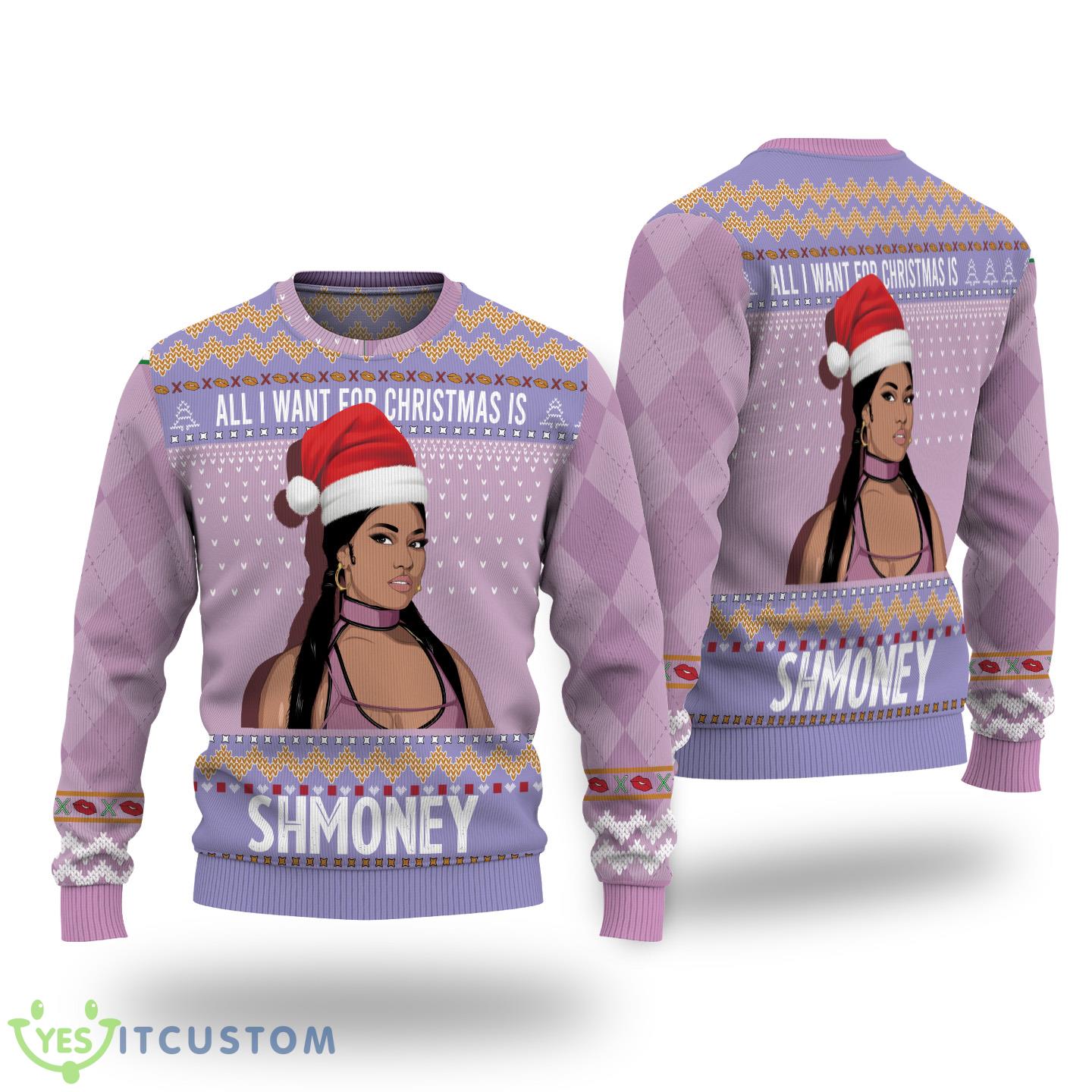 Nicki Minaj Christmas Ugly Christmas Sweater 3 Nicki Minaj Christmas Ugly Christmas Sweater - Nicki Minaj Christmas Ugly Christmas Sweater