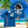 North Carolina Asheville Bulldogs Sports American Football Hawaiian Shirt Custom Name & Number Product Photo 1