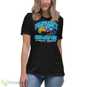 North Dakota vs South Dakota Football 2023 FCS Football Championship Shirt 11 North Dakota vs South Dakota Football 2023 FCS Football Championship Shirt - Women's Relaxed Short Sleeve Jersey Tee