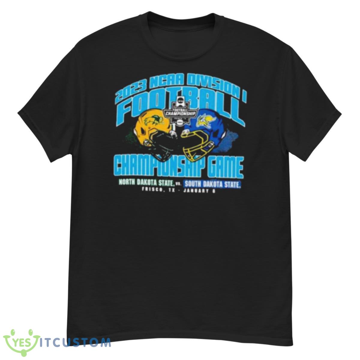 North Dakota vs South Dakota Football 2023 FCS Football Championship Shirt 12 North Dakota vs South Dakota Football 2023 FCS Football Championship Shirt - G500 Men’s Classic T-Shirt