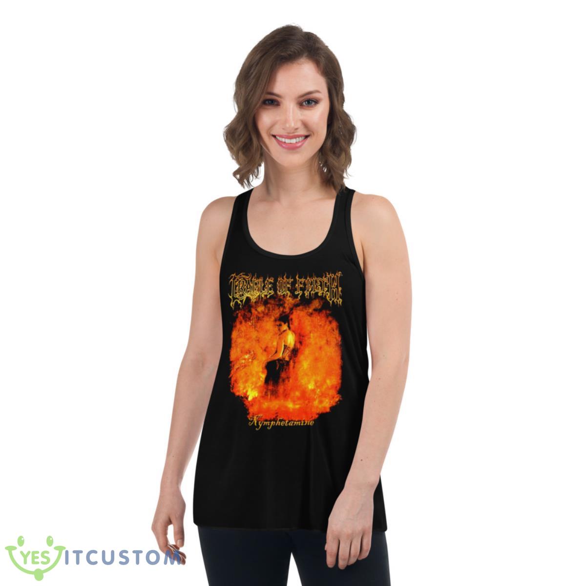 Nymphetamine Album Cradle Of Filth shirt 5 Nymphetamine Album Cradle Of Filth shirt - Women's Flowy Racerback Tank