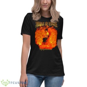 Nymphetamine Album Cradle Of Filth shirt 11 Nymphetamine Album Cradle Of Filth shirt - Women's Relaxed Short Sleeve Jersey Tee