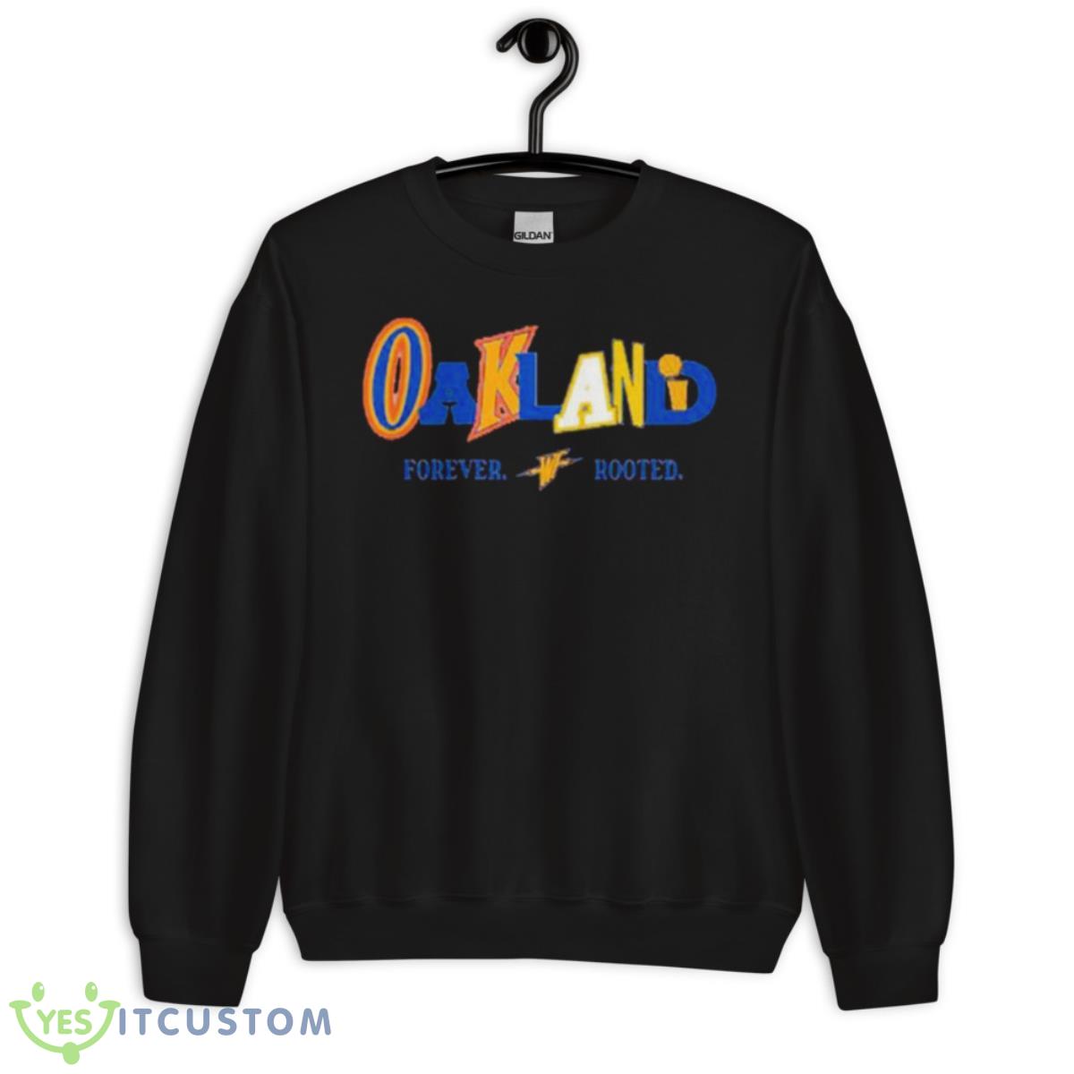 Oakland mixed forever rooted shirt 3 Oakland mixed forever rooted shirt - Unisex Crewneck Sweatshirt