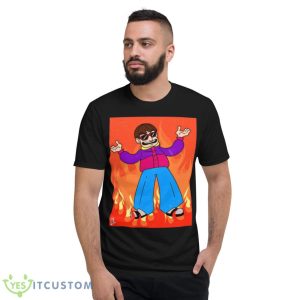 Oliver Tree In Flames shirt 7 Oliver Tree In Flames shirt - Short Sleeve T-Shirt