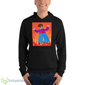 Oliver Tree In Flames shirt 9 Oliver Tree In Flames shirt - Unisex Fleece Pullover Hoodie