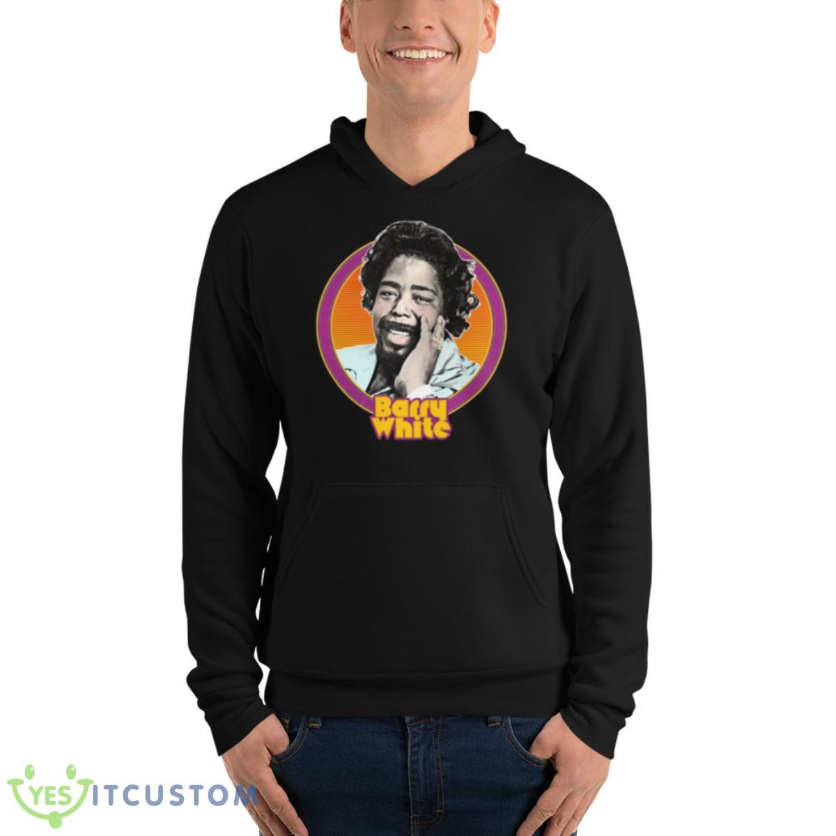 Original Retro Style Barry White shirt 4 Original Retro Style Barry White shirt - Unisex Fleece Pullover Hoodie