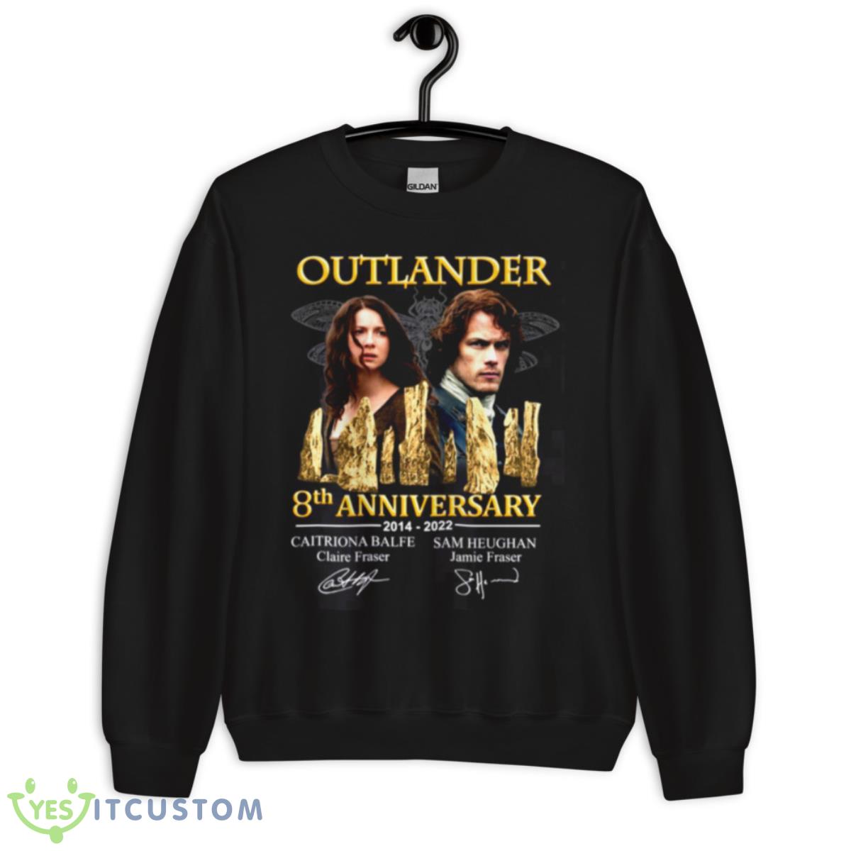 Outlander 8th Anniversary 2014 2022 Cast Signed Design shirt 6 Outlander 8th Anniversary 2014 2022 Cast Signed Design shirt - Unisex Crewneck Sweatshirt