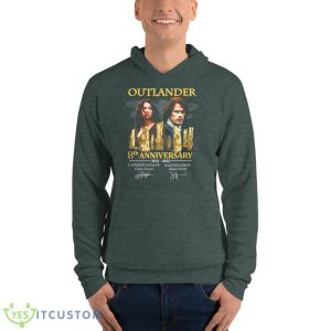 Outlander 8th Anniversary 2014 2022 Cast Signed Design shirt 17 Outlander 8th Anniversary 2014 2022 Cast Signed Design shirt - Unisex Fleece Pullover Hoodie-1
