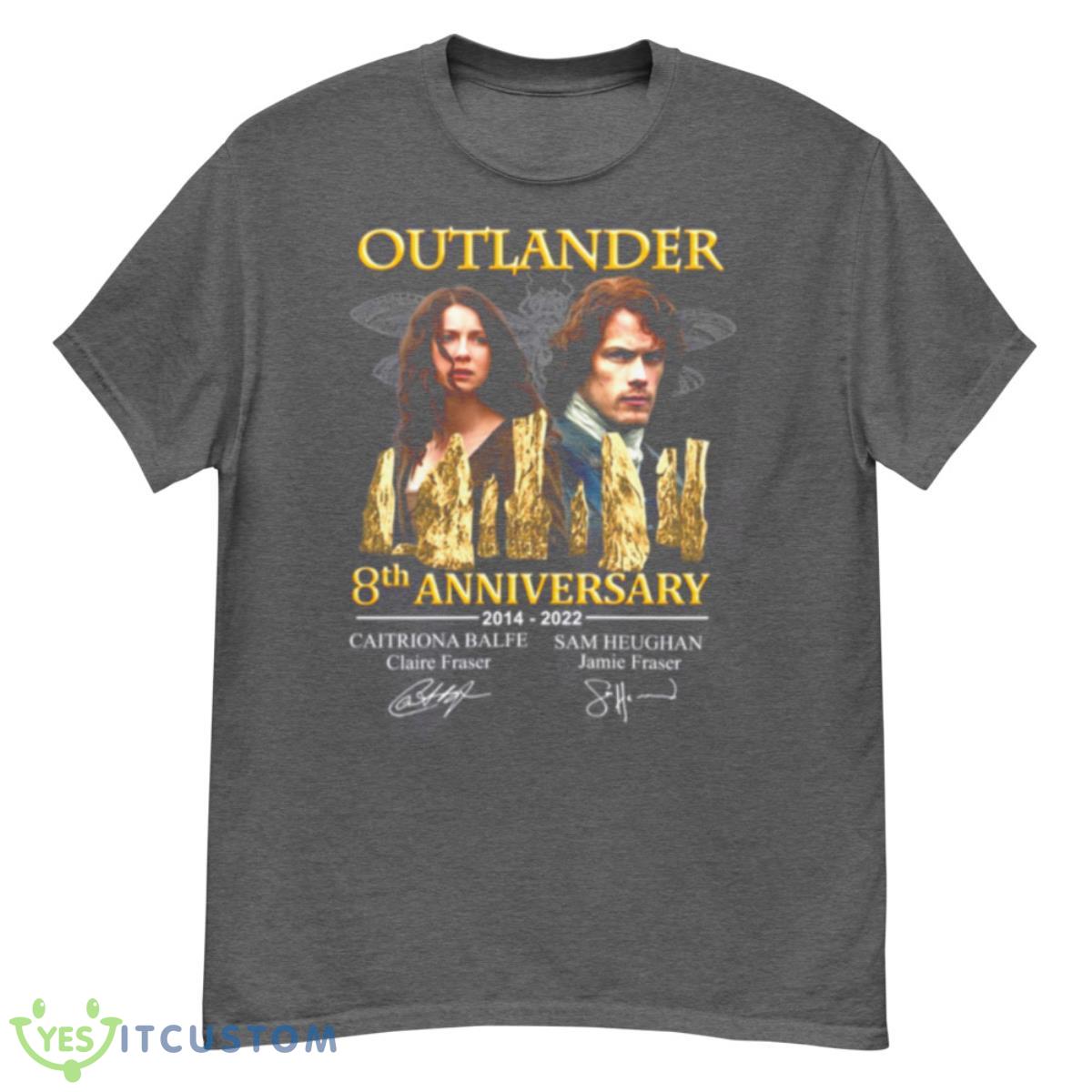 Outlander 8th Anniversary 2014 2022 Cast Signed Design shirt 22 Outlander 8th Anniversary 2014 2022 Cast Signed Design shirt - G500 Men’s Classic T-Shirt-1