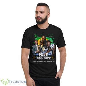 Pele Brazil Football Legend Never Die 1940 2022 shirt - Short Sleeve T-Shirt