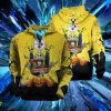 Pittsburgh Steelers Halloween Jack Skellington Graphic Hoodies Full Over Print Product Photo 1