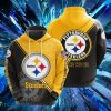 Pittsburgh Steelers Seal Motifs Hoodies Full Over Print Product Photo 1