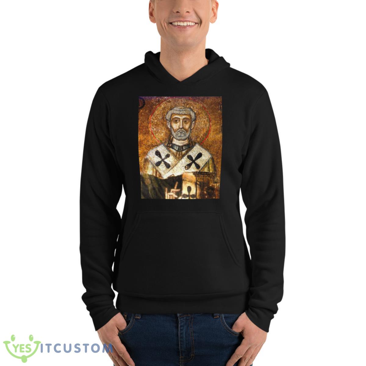 Pope Clement I First Pope shirt 4 Pope Clement I First Pope shirt - Unisex Fleece Pullover Hoodie