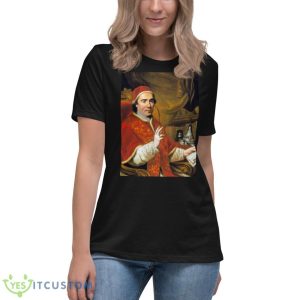 Pope Clement Xiv Catholic Pope shirt 11 Pope Clement Xiv Catholic Pope shirt - Women's Relaxed Short Sleeve Jersey Tee