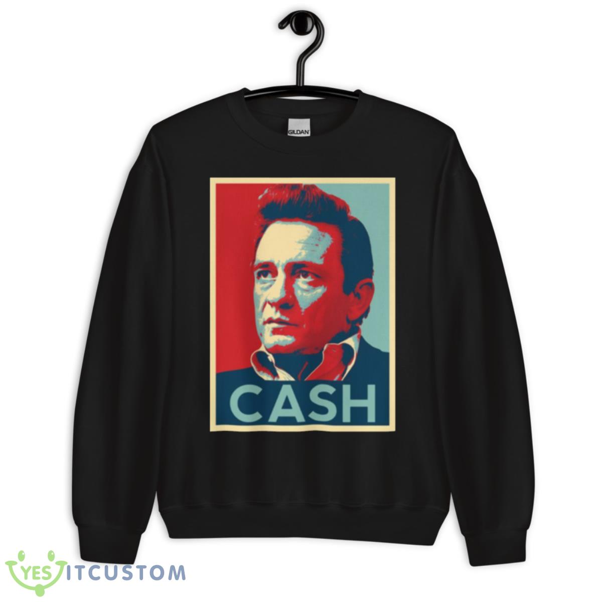 Potrait Retro Johnny Cash Hope Artwork shirt 3 Potrait Retro Johnny Cash Hope Artwork shirt - Unisex Crewneck Sweatshirt
