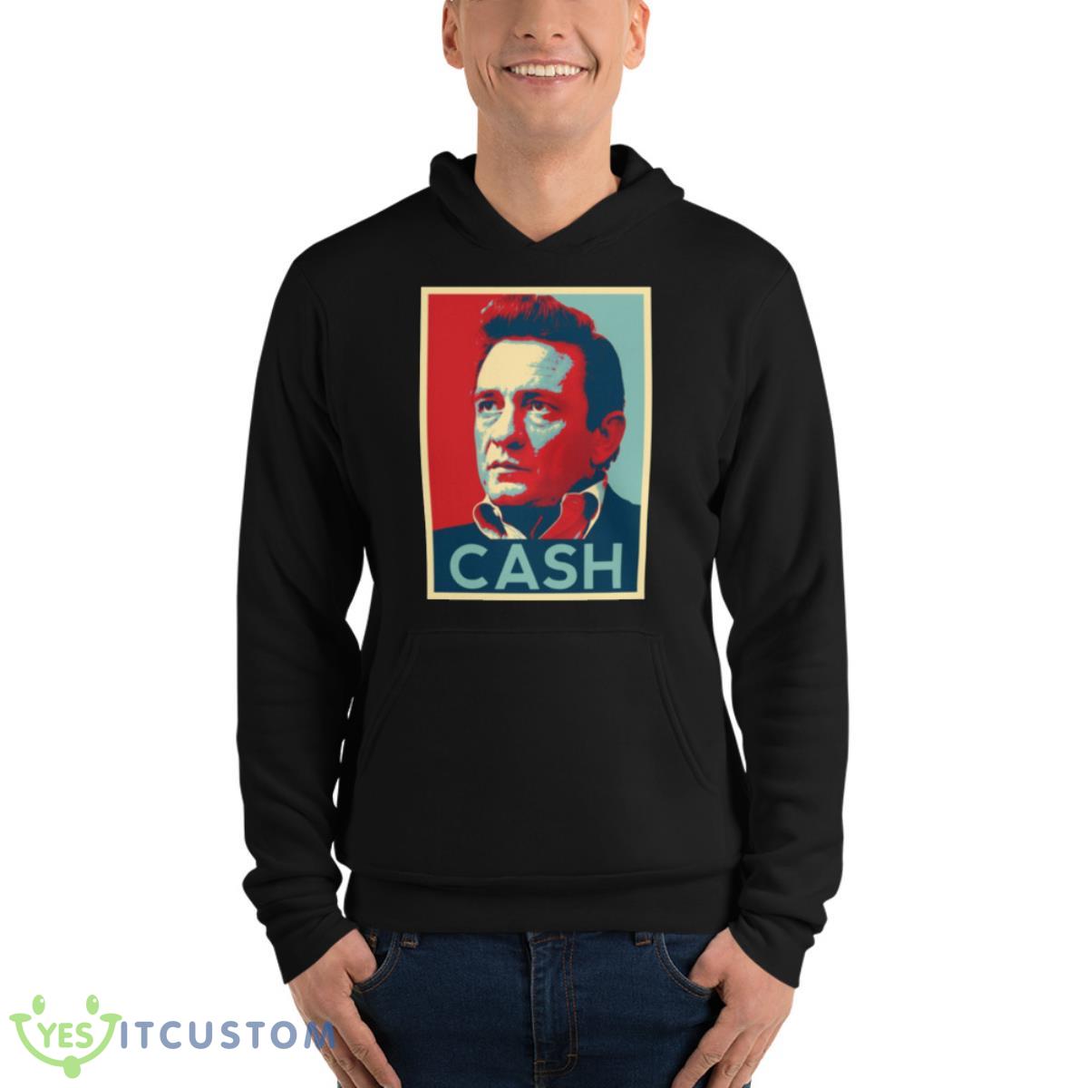 Potrait Retro Johnny Cash Hope Artwork shirt 4 Potrait Retro Johnny Cash Hope Artwork shirt - Unisex Fleece Pullover Hoodie