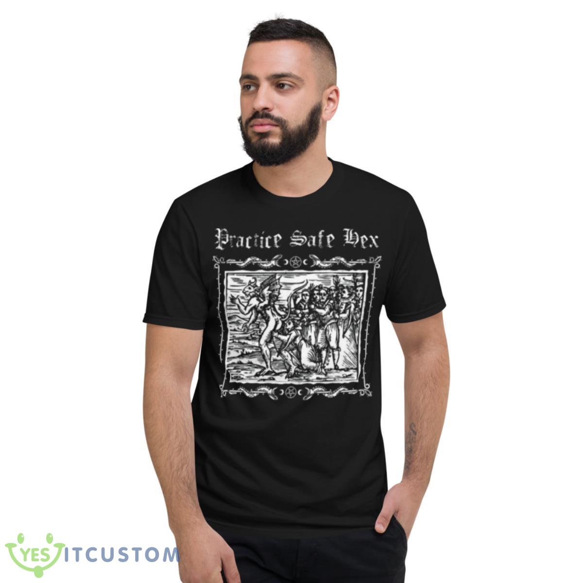 Practice Safe Hex Vintage woodcut Shirt 13 Practice Safe Hex Vintage woodcut Shirt - Short Sleeve T-Shirt
