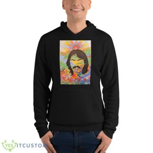 Psychedelic George Harrison shirt - Unisex Fleece Pullover Hoodie