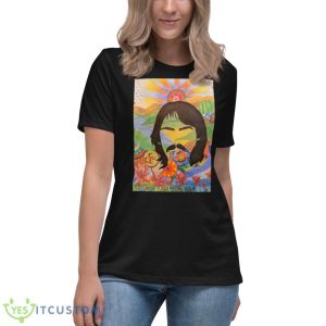 Psychedelic George Harrison shirt - Women's Relaxed Short Sleeve Jersey Tee