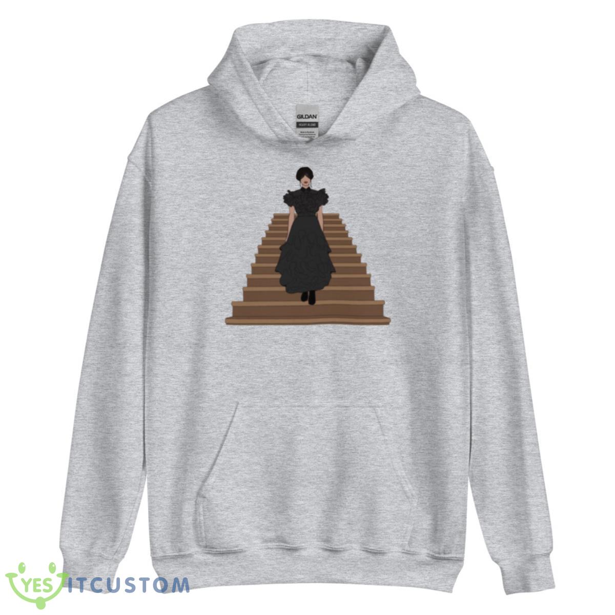 Queen Wednesday Addams shirt 3 Queen Wednesday Addams shirt - Unisex Heavy Blend Hooded Sweatshirt