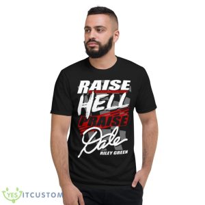 Raise Hell Praise Dale Chiffon Top Riley Green shirt Product Photo 2