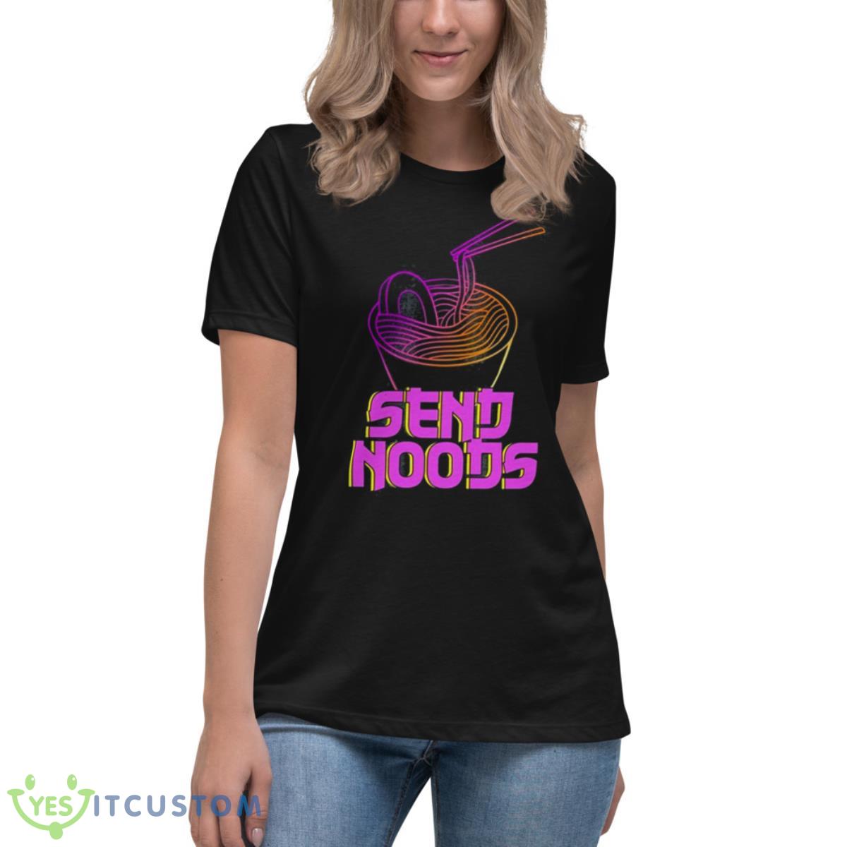 Ramen Noodle Food Shirt 6 Ramen Noodle Food Shirt - Women's Relaxed Short Sleeve Jersey Tee