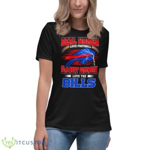 Real Women love football smart Women love the Bills 2022 shirt 11 Real Women love football smart Women love the Bills 2022 shirt - Women's Relaxed Short Sleeve Jersey Tee