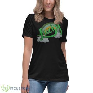 Retro Lucky St. Patrick’s Day Gift Shirt - Women's Relaxed Short Sleeve Jersey Tee