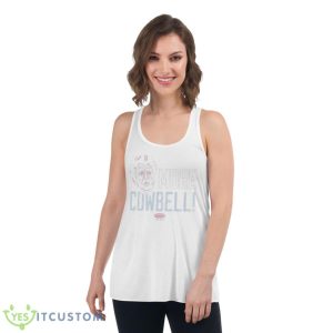 Rip Mike Leach More Cowbell shirt - Women's Flowy Racerback Tank