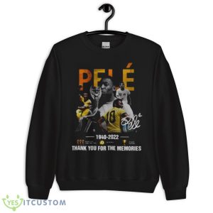 Rip Pele Brazil Football Thank You For The Memories shirt 8 Rip Pele Brazil Football Thank You For The Memories shirt - Unisex Crewneck Sweatshirt