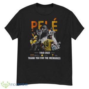 Rip Pele Brazil Football Thank You For The Memories shirt - G500 Men’s Classic T-Shirt