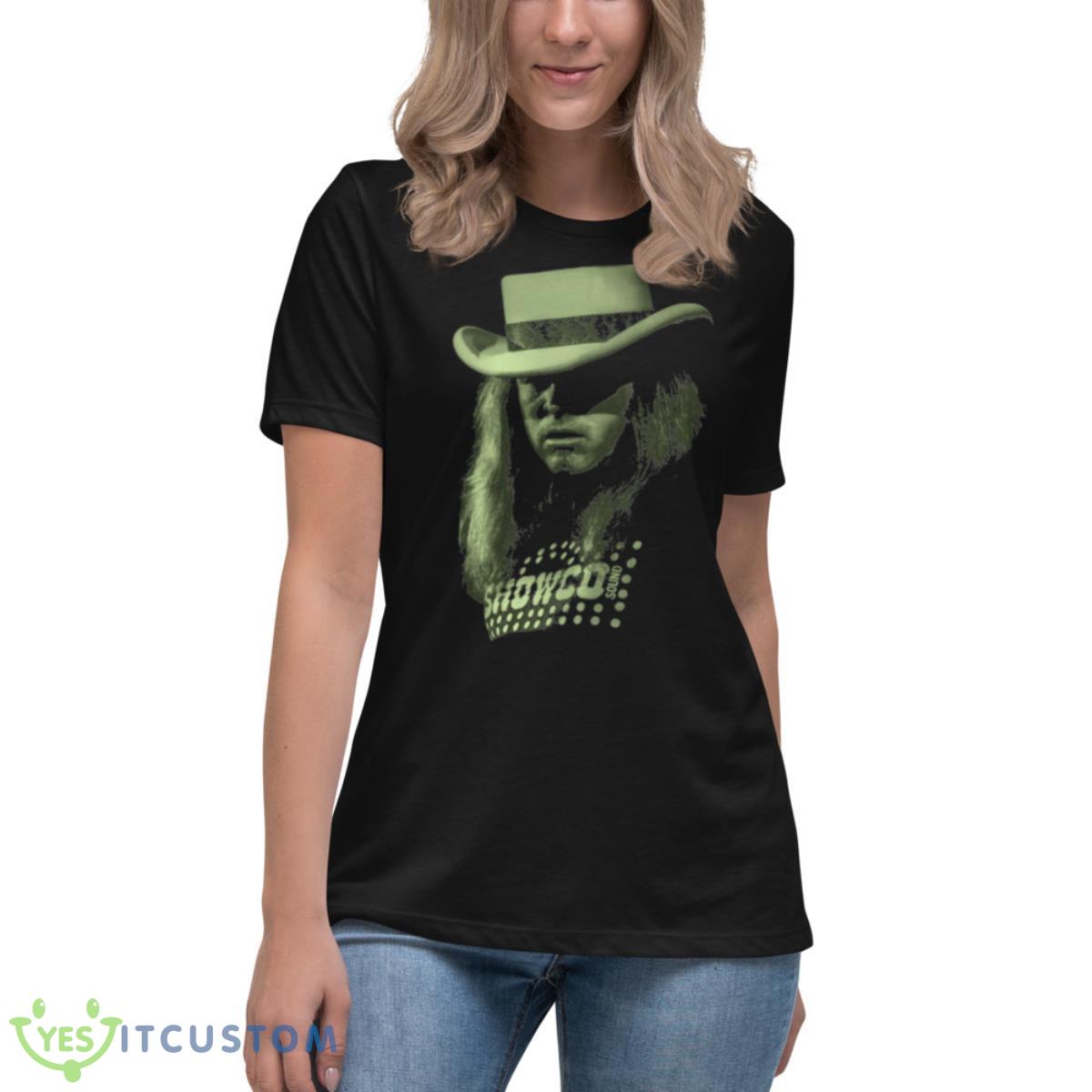 Ronnie Van Zant Rock N Roll Band Lynyrd Skynyrd Vintage Graphic shirt 6 Ronnie Van Zant Rock N Roll Band Lynyrd Skynyrd Vintage Graphic shirt - Women's Relaxed Short Sleeve Jersey Tee