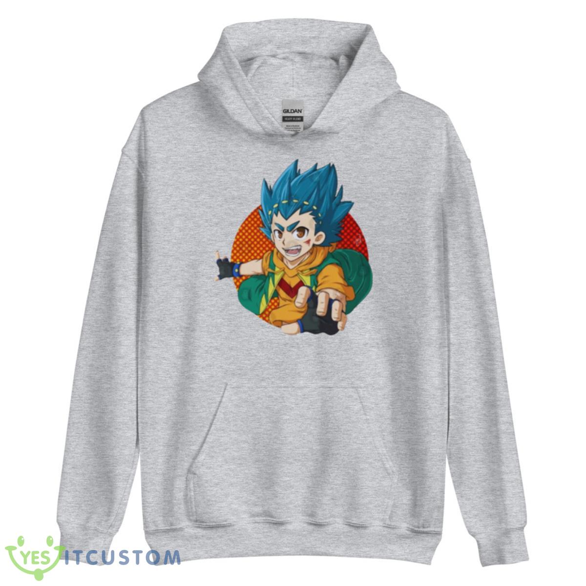 Round Design Valt Aoi Beyblade Burst shirt 6 Round Design Valt Aoi Beyblade Burst shirt - Unisex Heavy Blend Hooded Sweatshirt